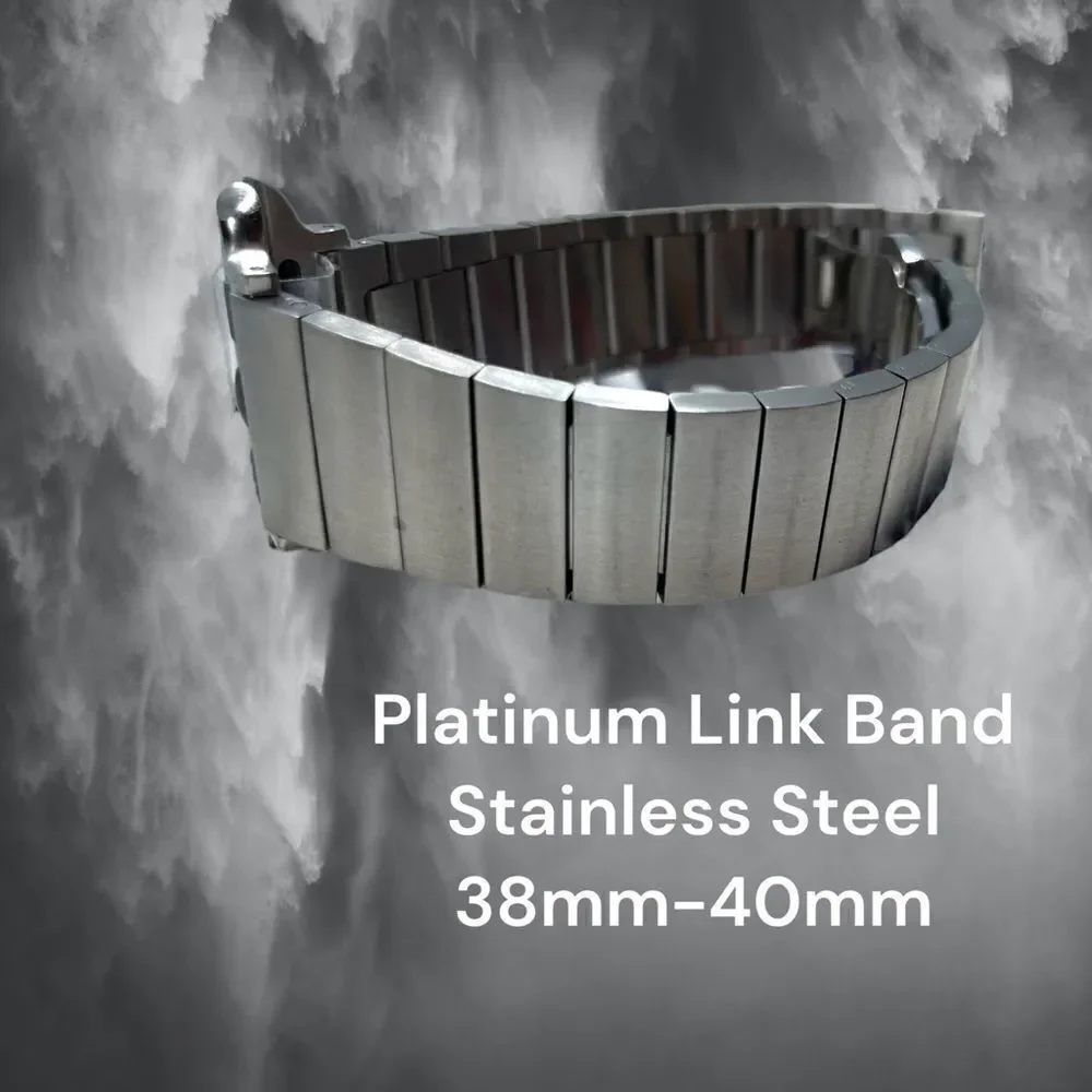Platinum - Apple Watch Band l Stainless Steel l NIB l
